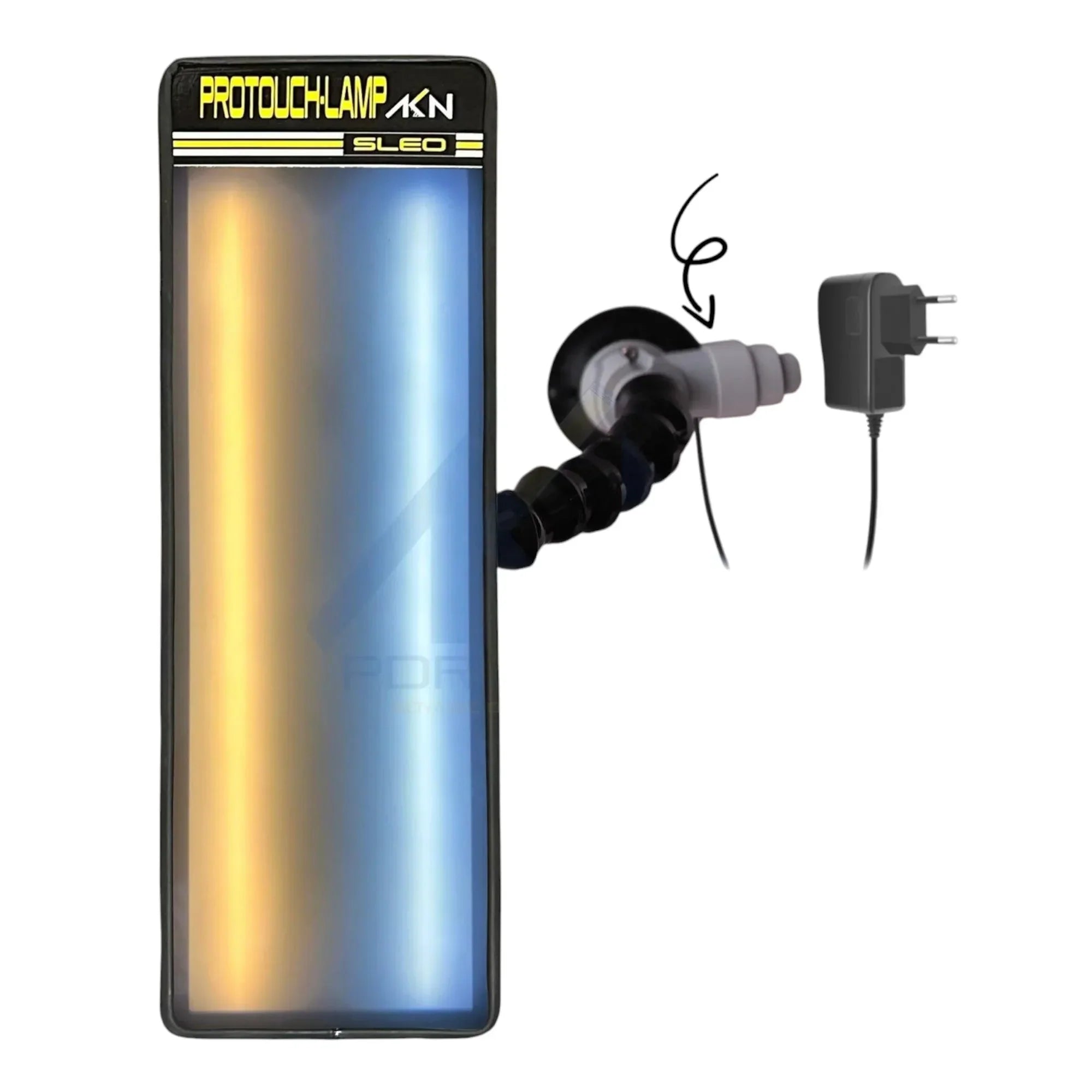 Compact Dual-LED PDR Inspection Light – 45cm, Adjustable Brightness, Magnetic/Suction Base InoxPDR