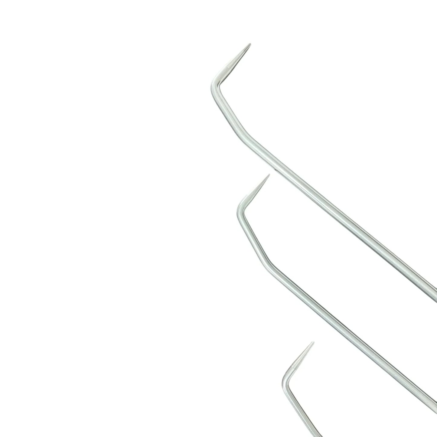 Lynvora Edition 3-Piece Pencil Sharp Tip Double Bend Steel PDR Tools – Paintless Dent Repair Rods InoxPDR