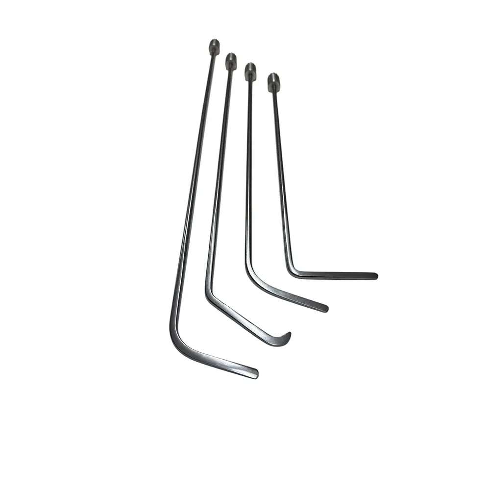 InoxPDR Madrid Edition 360° Rotatable 4-Piece Steel Dent Repair Rods (45cm, 55cm, 60cm, 70cm) InoxPDR