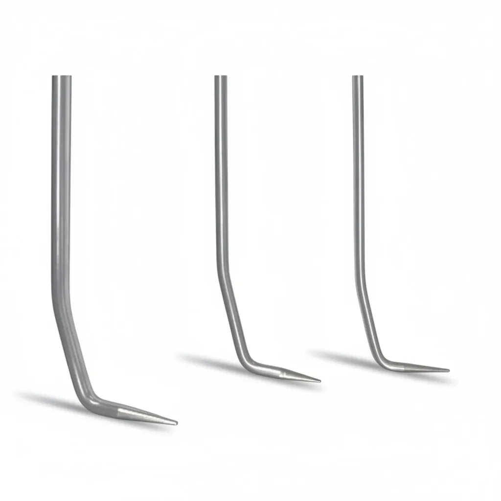 Abu Dhabi Edition Set de Varillas PDR de 3 Piezas de Doble Curva (Punta Afilada)