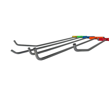 5-Piece White Steel PDR Tools Set with Interchangeable M8 / 5/16 Tips – Paintless Dent Repair Rods - Orvanta Edition InoxPDR