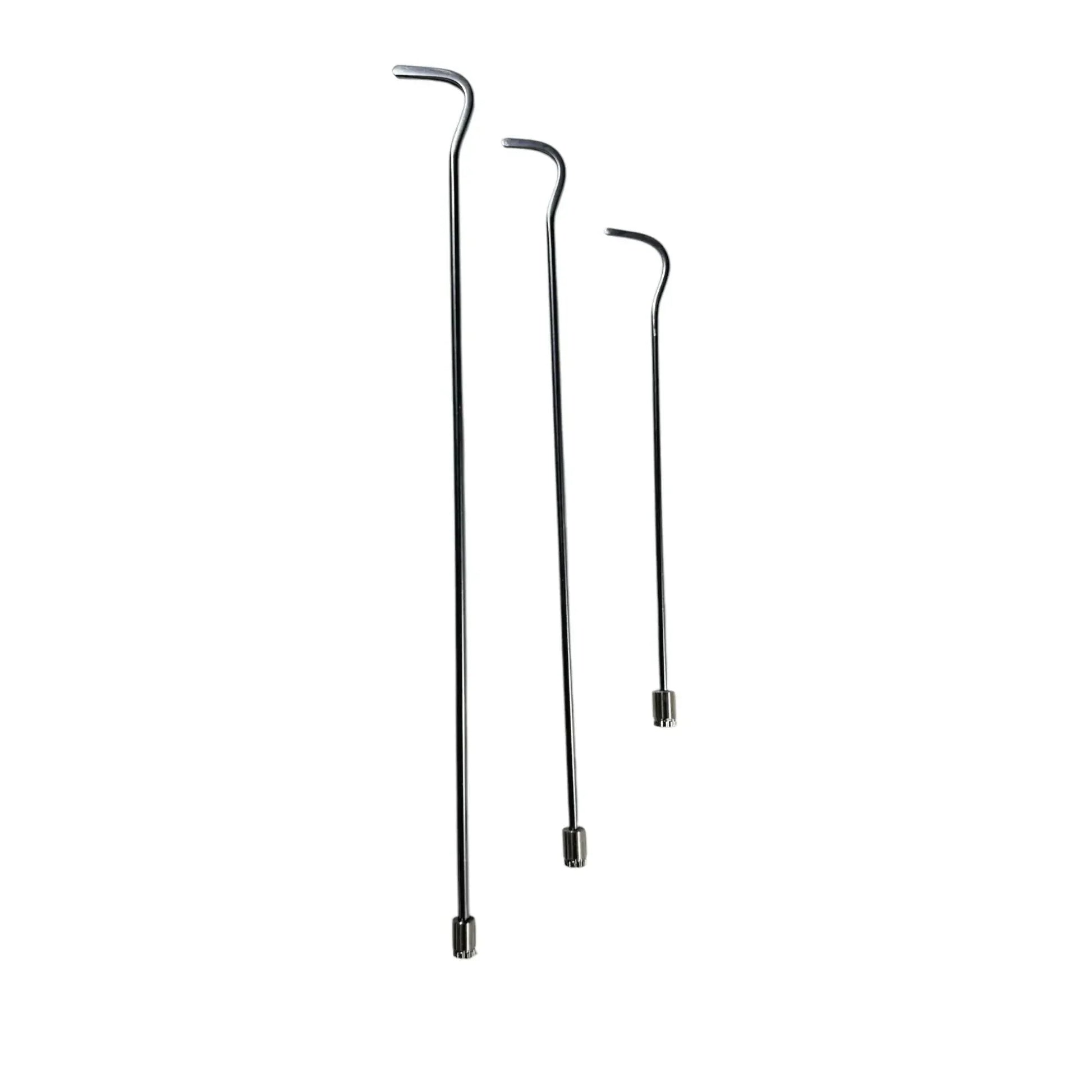 InoxPDR Steel Dent Repair Rods with Special Curve and Round Tips Athena Edition InoxPDR