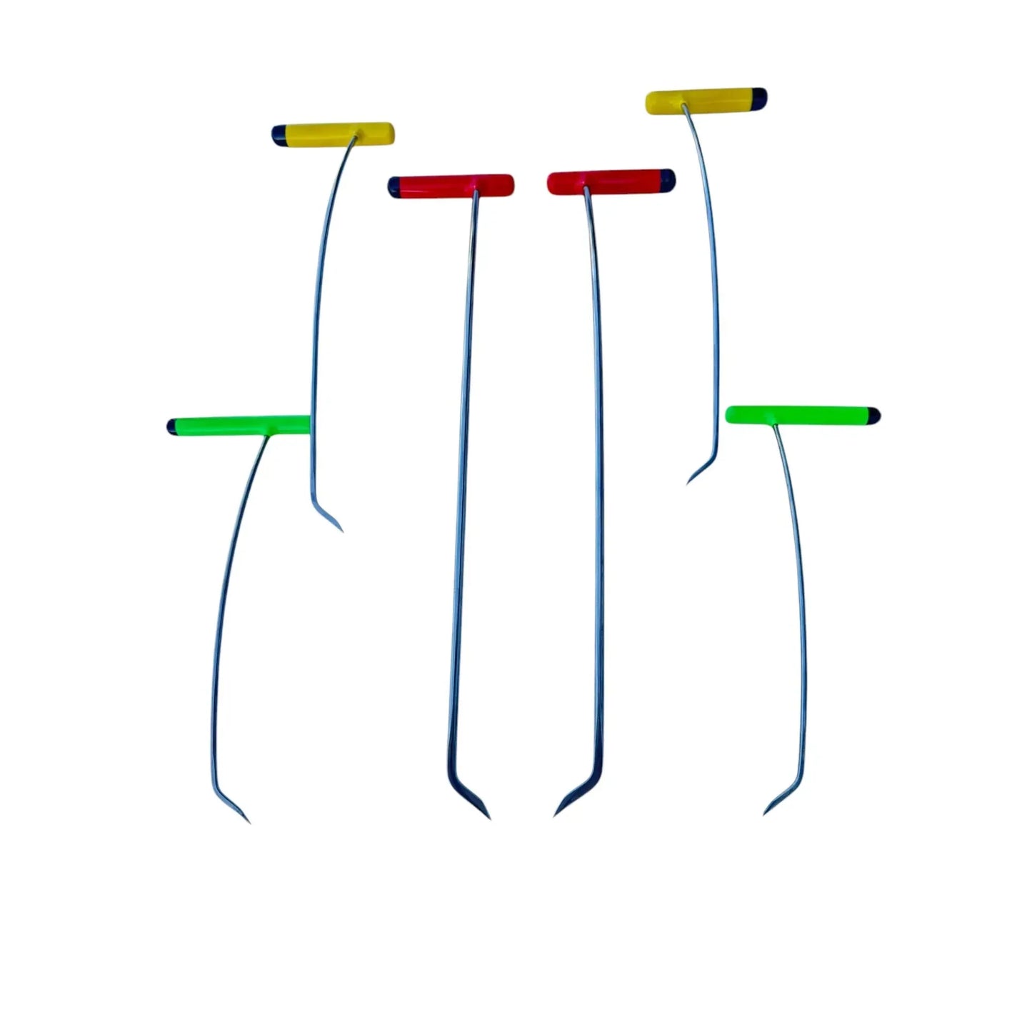 Myvora Edition 6-Piece Sharp Tip Single Bend Left & Right Steel PDR Tools – Paintless Dent Repair Rods InoxPDR