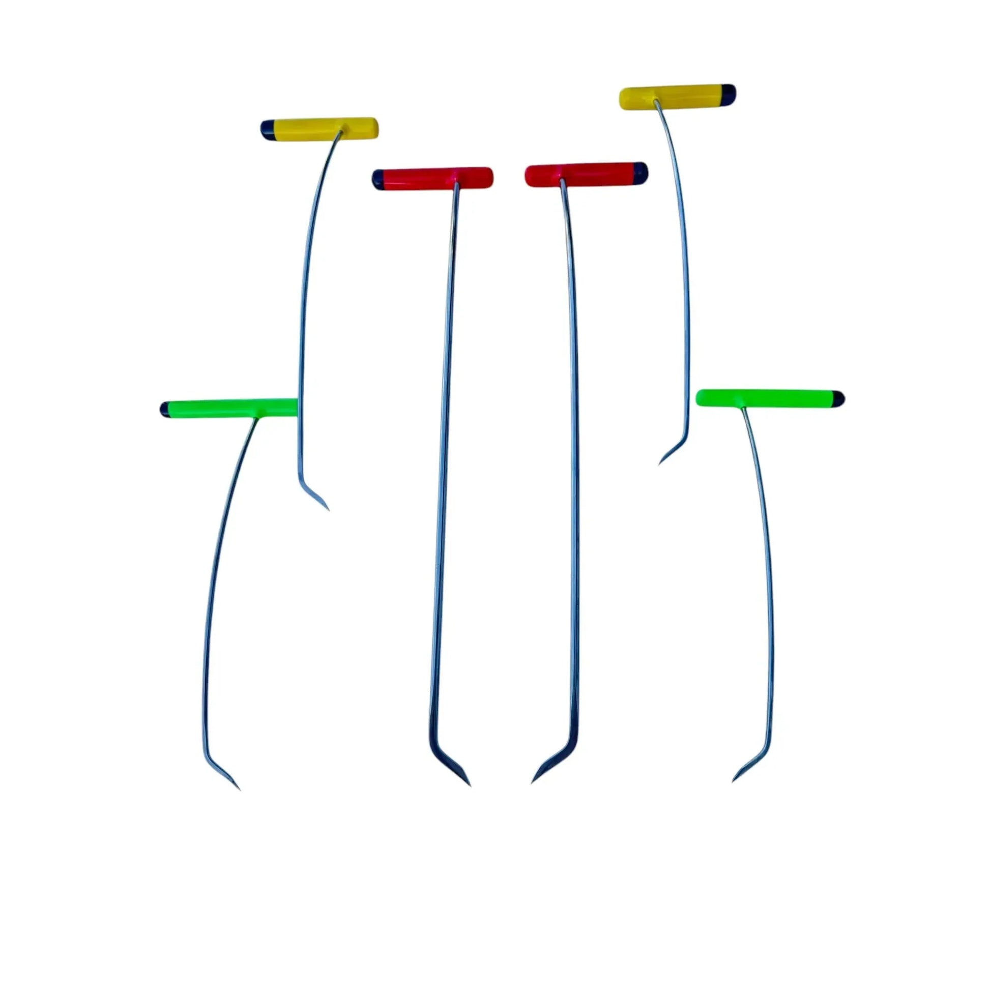 Myvora Edition 6-Piece Sharp Tip Single Bend Left & Right Steel PDR Tools – Paintless Dent Repair Rods InoxPDR