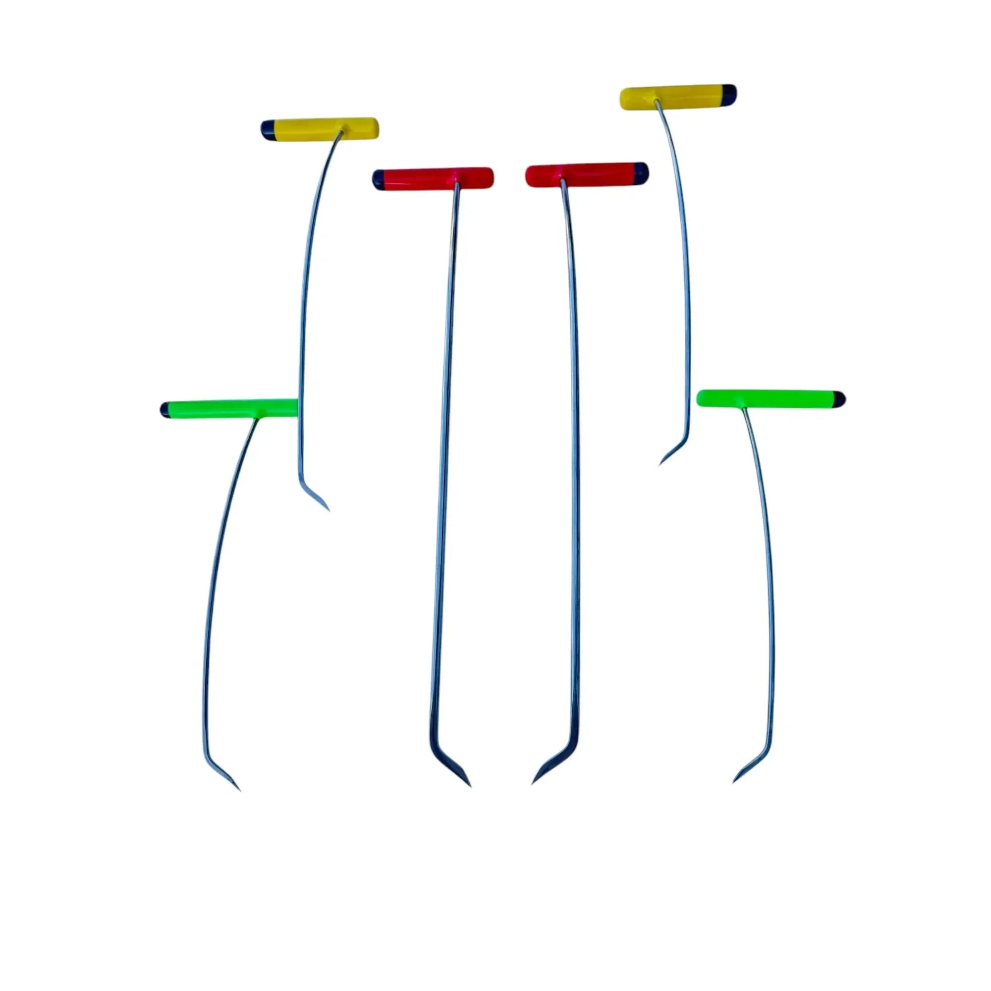 Myvora Edition 6-Piece Sharp Tip Single Bend Left & Right Steel PDR Tools – Paintless Dent Repair Rods InoxPDR