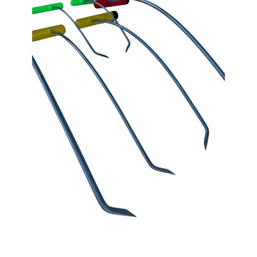 Myvora Edition 6-Piece Sharp Tip Single Bend Left & Right Steel PDR Tools – Paintless Dent Repair Rods InoxPDR