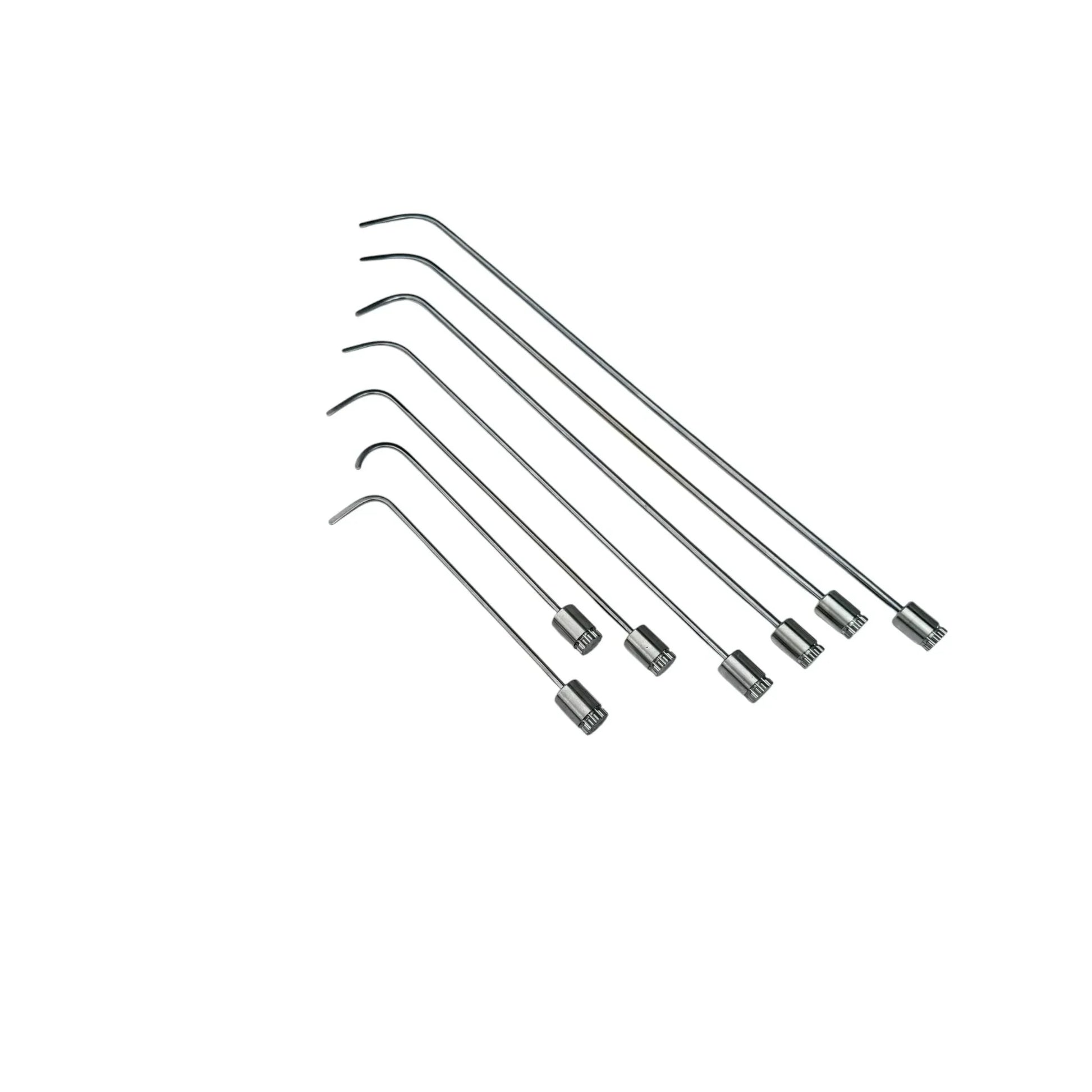 Norelia Edition 7-Piece 360° Rotating Professional PDR Rod Set – White Steel Paintless Dent Repair Tools InoxPDR