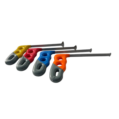 Veylora Edition 4-Piece 15cm White Steel Whale Tail PDR Tools – Paintless Dent Repair Rods InoxPDR