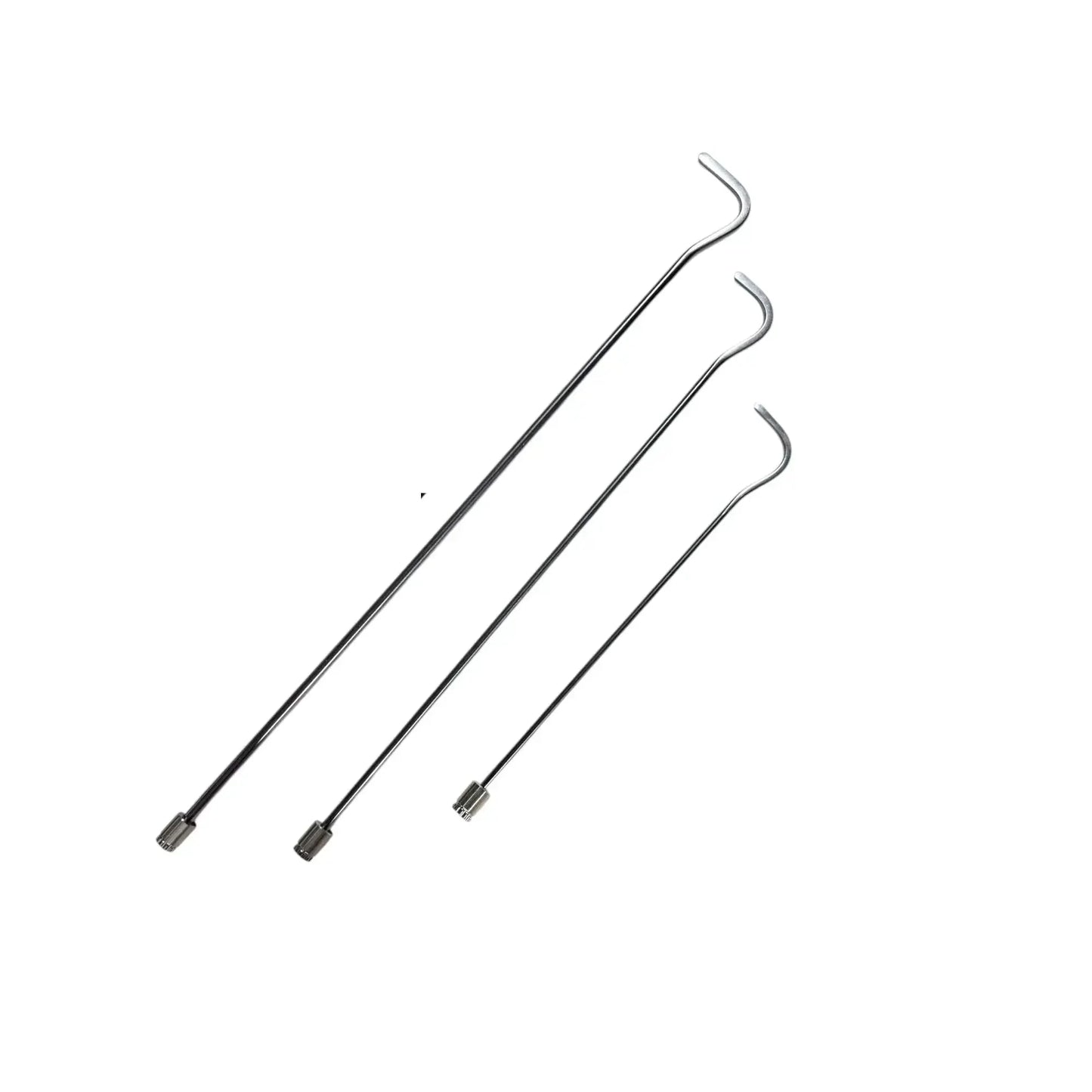 InoxPDR Steel Dent Repair Rods with Special Curve and Round Tips Athena Edition InoxPDR