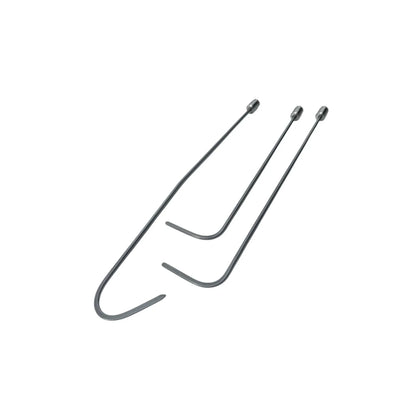 Lunvera Edition 3-Piece 360° Rotating Professional PDR Rod Set – White Steel Paintless Dent Repair Tools (8mm, 40/50/60cm) InoxPDR