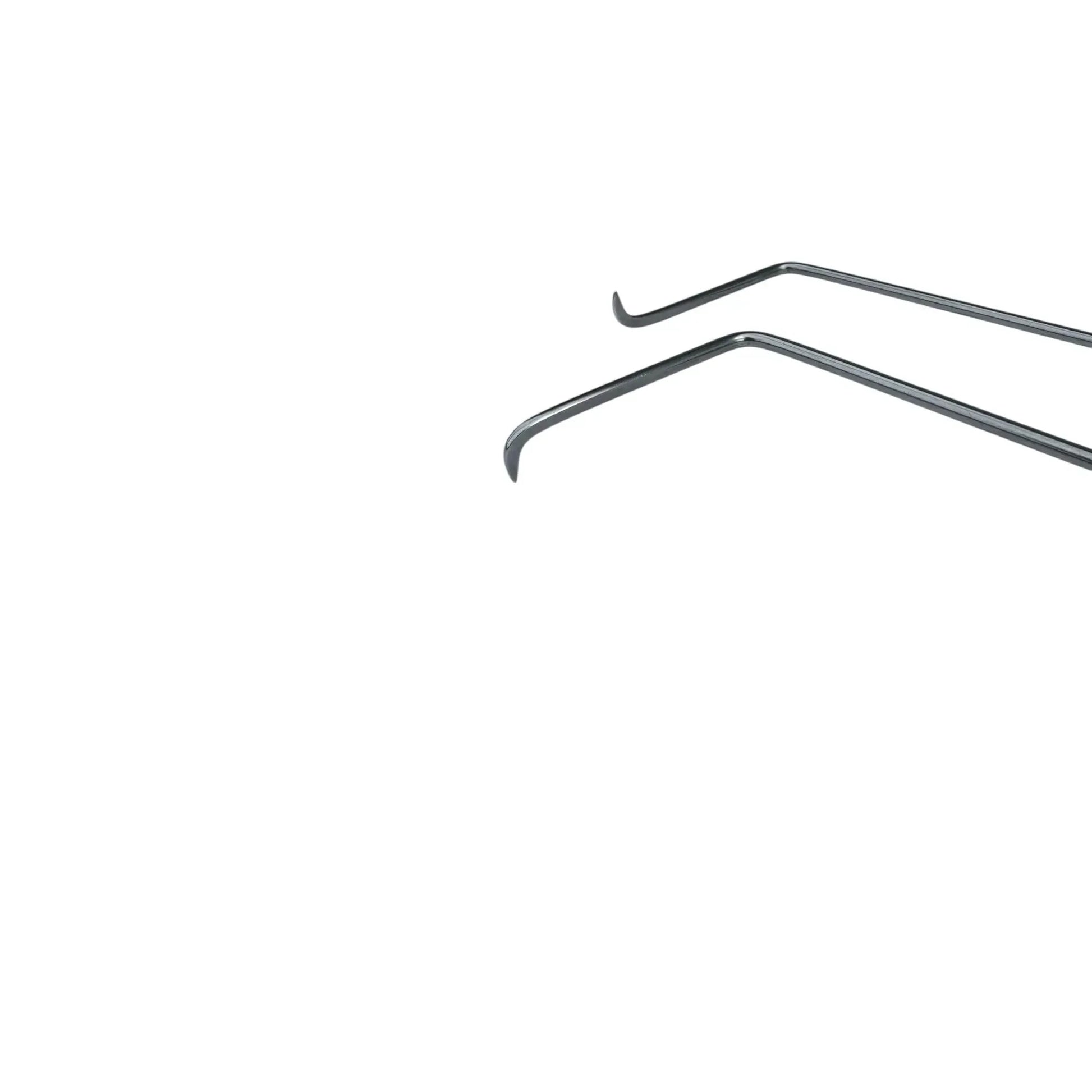 Luvora Edition 2-Piece Cat Claw Tip Double Bend Left & Right Steel PDR Tools – Paintless Dent Repair Rods InoxPDR