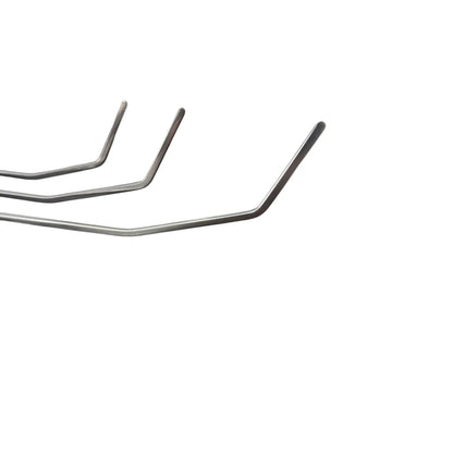 Zelvora Edition 3-Piece Double Bend Round Tip Steel PDR Tools – Paintless Dent Repair Rods InoxPDR