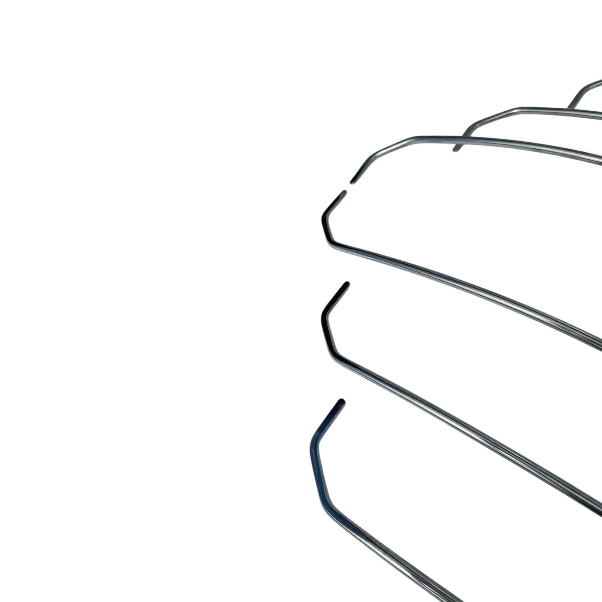 Fynora Edition 6-Piece Round Tip Double Bend Left & Right Steel PDR Tools – Paintless Dent Repair Rods InoxPDR