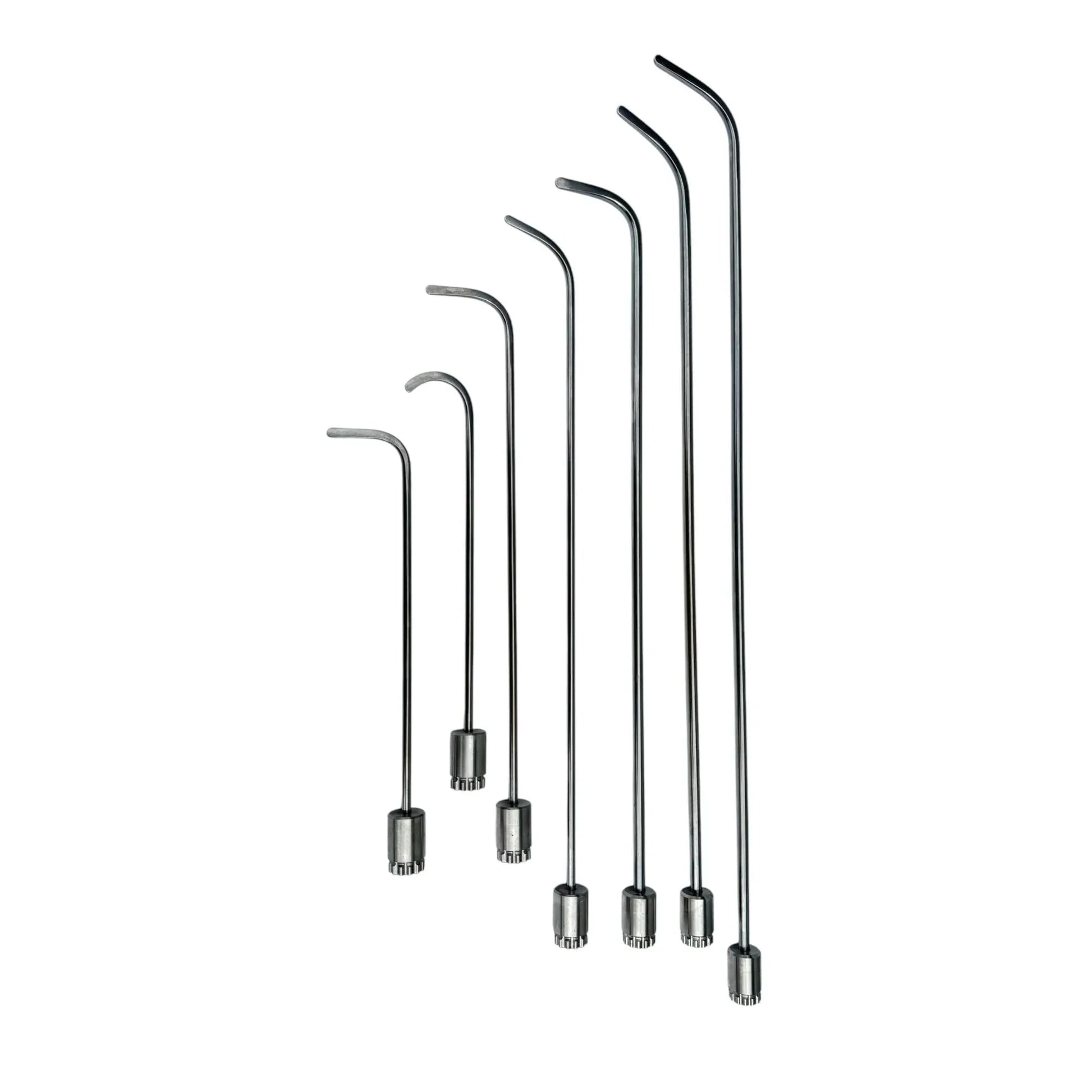 Norelia Edition 7-Piece 360° Rotating Professional PDR Rod Set – White Steel Paintless Dent Repair Tools InoxPDR