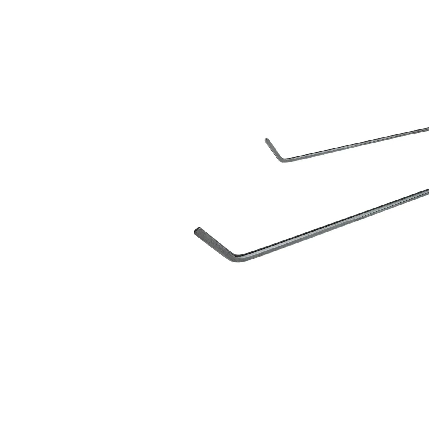 Lomira Edition 2-Piece Single Bend Round Tip Steel PDR Tools – Paintless Dent Repair Rods InoxPDR