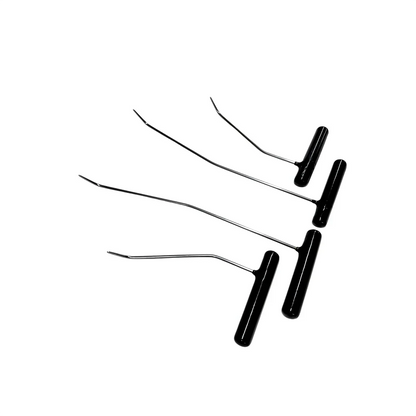 PDR Tools – Kobe Edition | 4-Piece Double-Bend Round Tip Paintless Dent Repair Rod Set InoxPDR