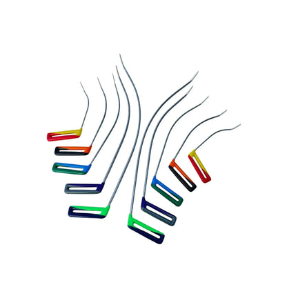 PDR Tools – Batumi Edition | Double-Bend Sharp Tip Rainbow-Shaped Paintless Dent Repair Rod Set InoxPDR