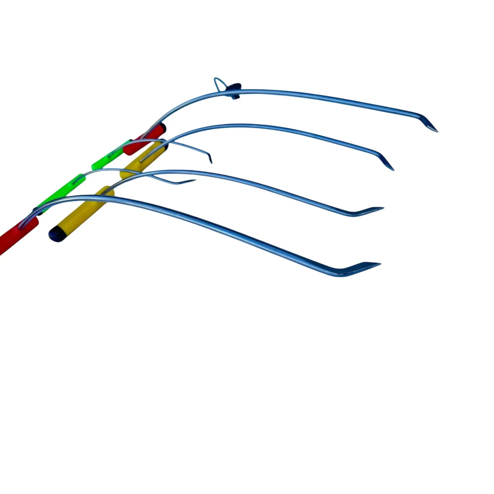 Myvora Edition 6-Piece Sharp Tip Single Bend Left & Right Steel PDR Tools – Paintless Dent Repair Rods InoxPDR