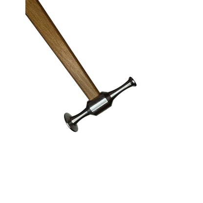 Magnetic Ergonomic Paintless Dent Repair Hammer – Stainless Steel with Wooden InoxPDR