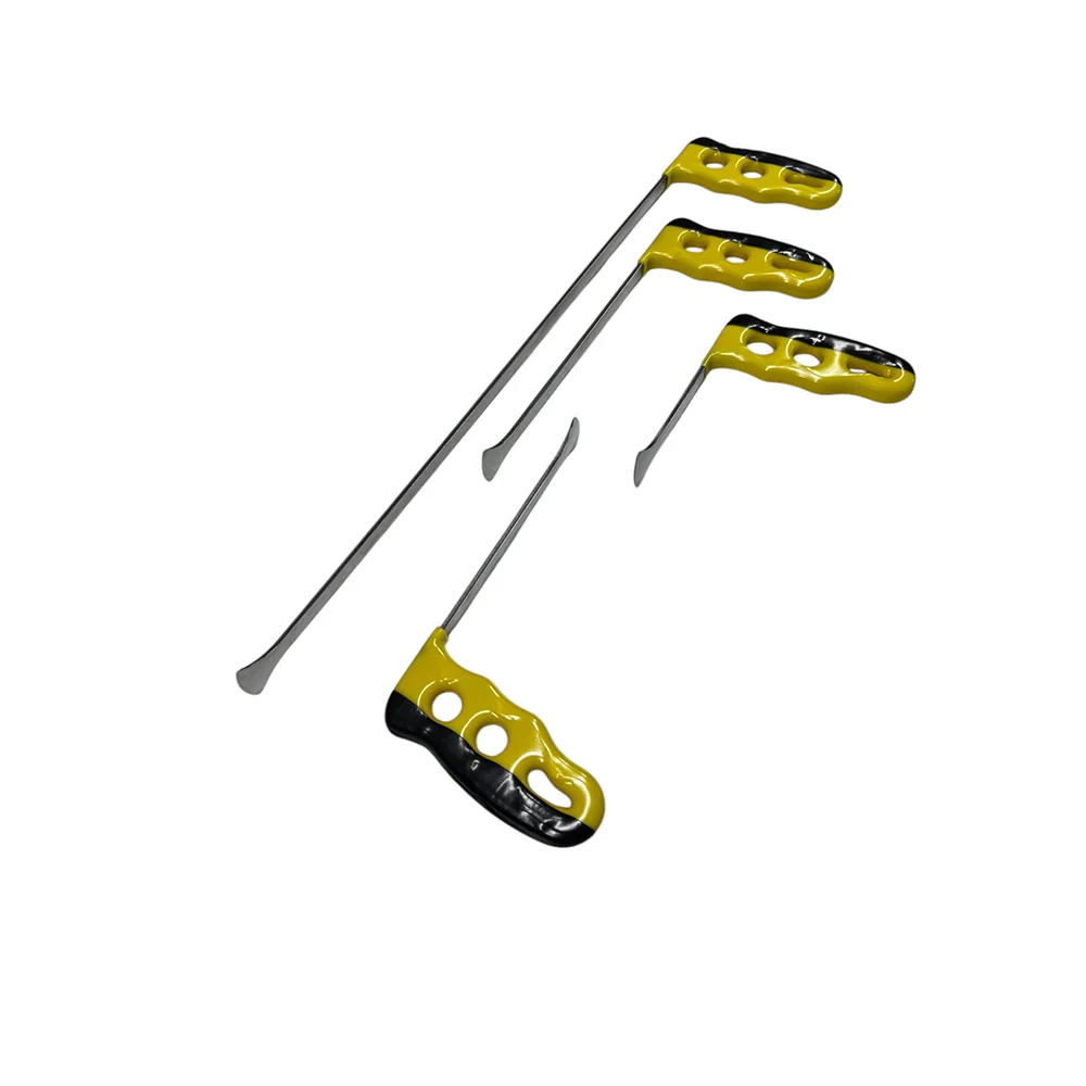 PDR Tools – Namur Edition Whale Tail Set | 4-Piece Paintless Dent Repair Kit (15cm, 25cm, 45cm, 65cm) InoxPDR