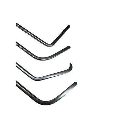 InoxPDR Madrid Edition 360° Rotatable 4-Piece Steel Dent Repair Rods (45cm, 55cm, 60cm, 70cm) InoxPDR