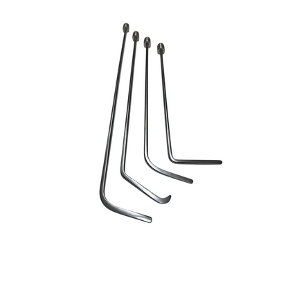 InoxPDR Madrid Edition 360° Rotatable 4-Piece Steel Dent Repair Rods (45cm, 55cm, 60cm, 70cm) InoxPDR