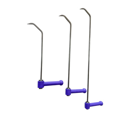 Maribor Edition Ensemble De 3 Tiges PDR Avec Manche À Cliquet (Pointe Ronde)