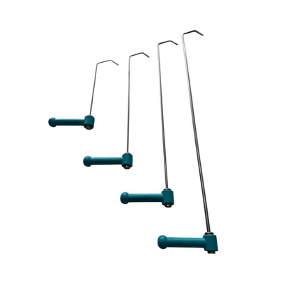 Tartu Edition Jeu de 4 Tiges PDR à Manche à Cliquet (Tailles Progressives)