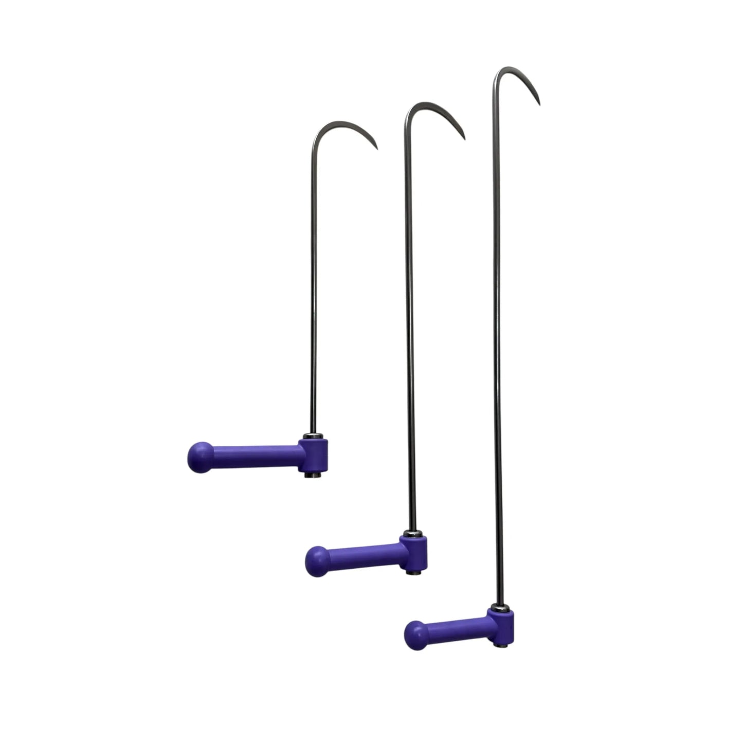 Set di 3 aste PDR con manico a cricchetto Braga Edition (Rinforzato)