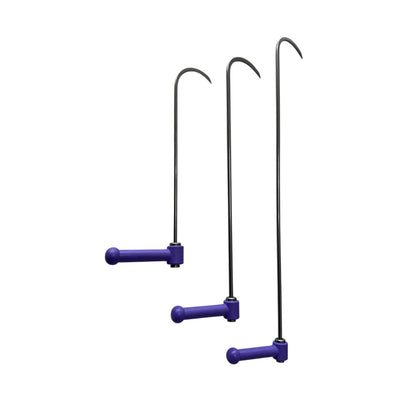 Set di 3 aste PDR con manico a cricchetto Braga Edition (Rinforzato)