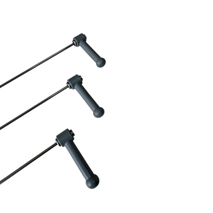 Luoyang Edition Ensemble de 3 tiges PDR avec manche à cliquet (pointe ronde)