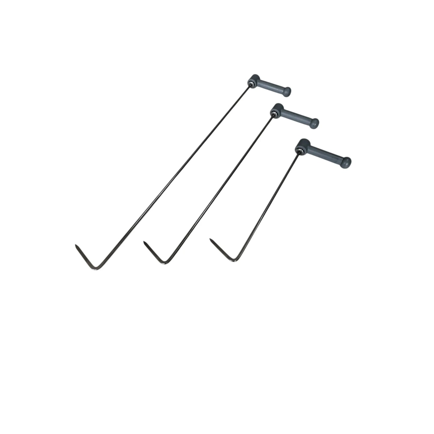 Luoyang Edition Ensemble de 3 tiges PDR avec manche à cliquet (pointe ronde)