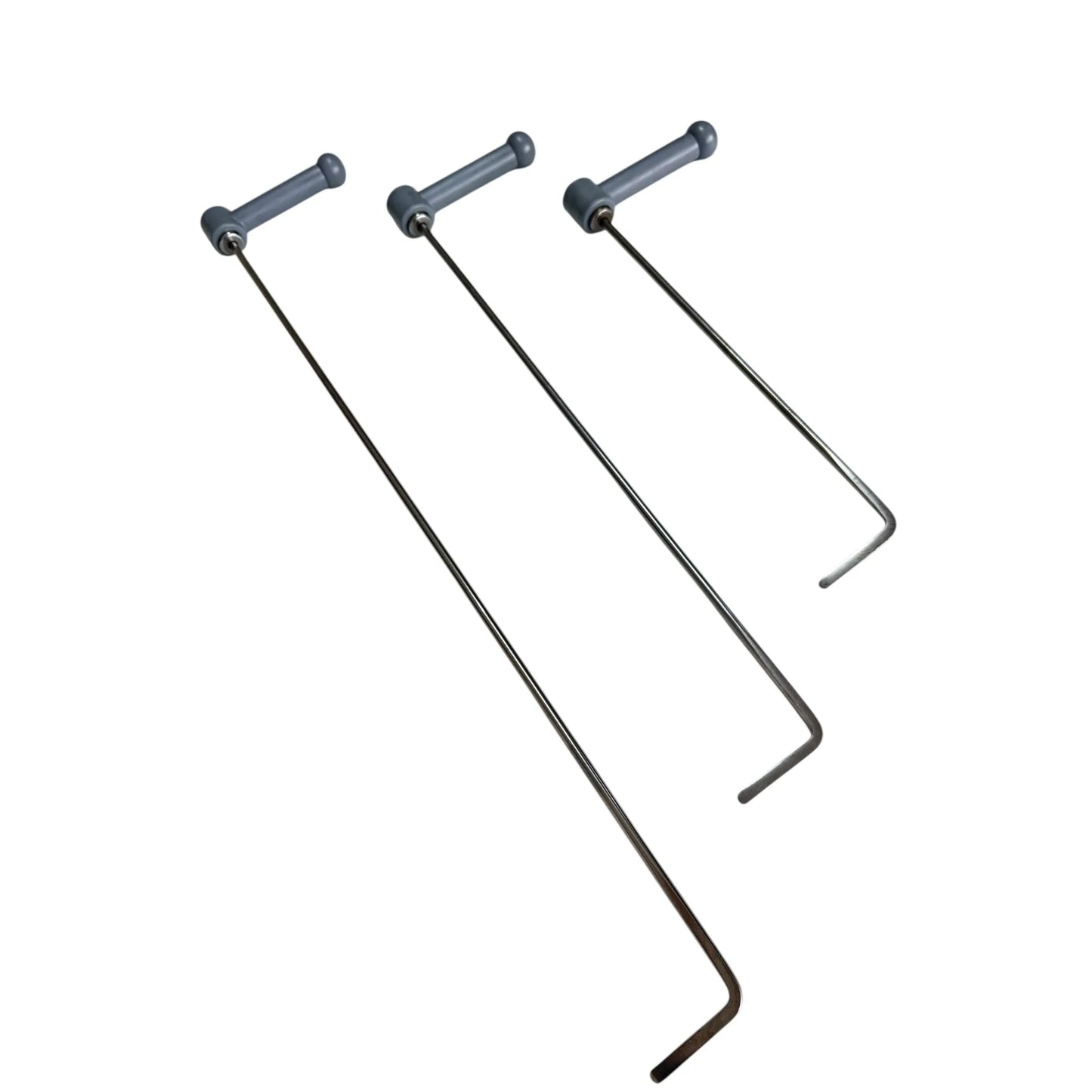 Kaunas Edition Ensemble de Tiges PDR 3 Pièces avec Poignée à Cliquet (Mi-Longueur)