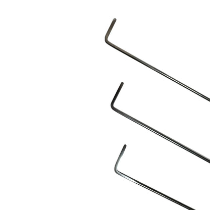 Kaunas Edition Ensemble de Tiges PDR 3 Pièces avec Poignée à Cliquet (Mi-Longueur)