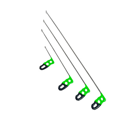 Split Edition PDR INOX 4-Piece Whale-Tail Rod Set – Question Mark Curved Tip, 35mm Head for Tight Access