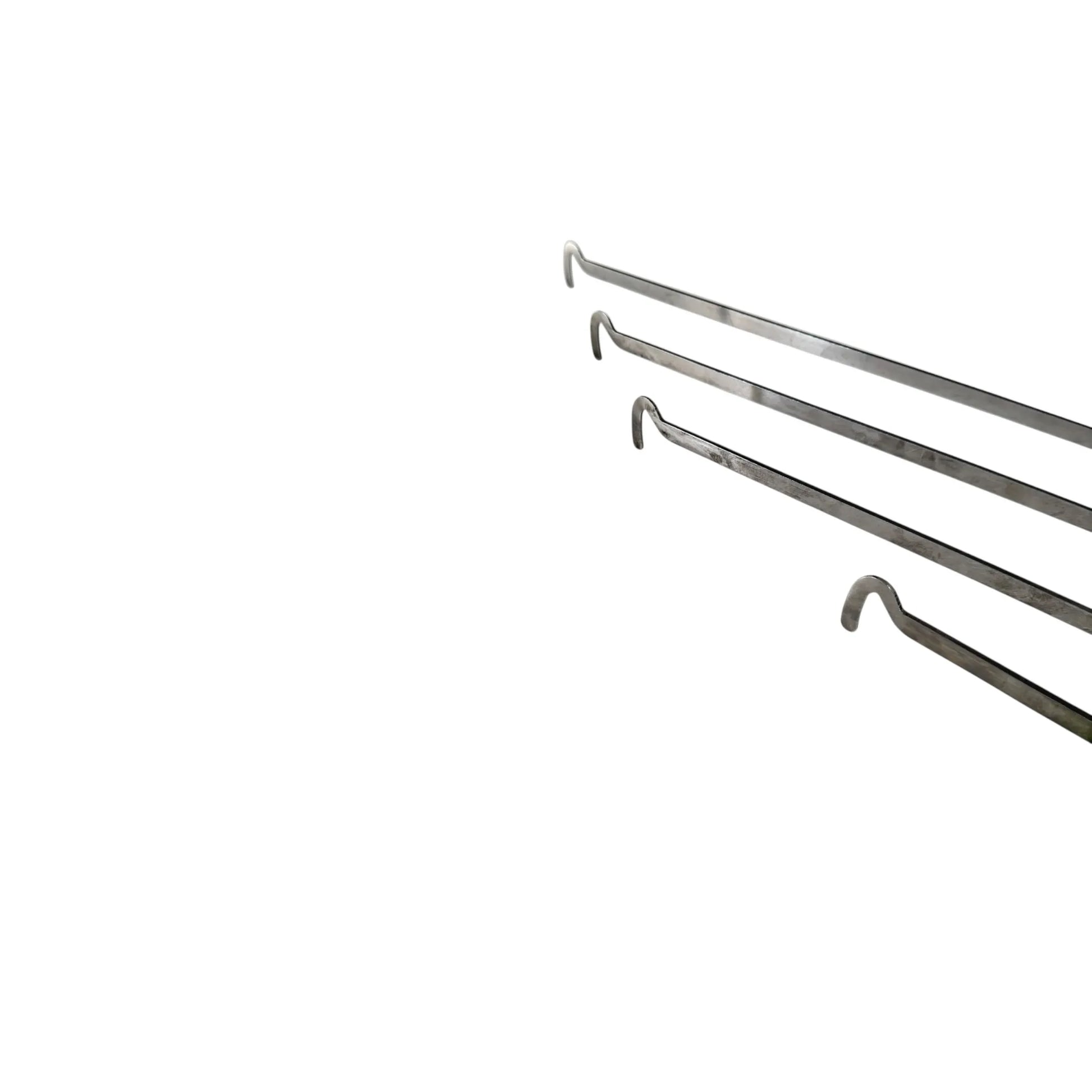 Split Edition PDR INOX 4-Piece Whale-Tail Rod Set – Question Mark Curved Tip, 35mm Head for Tight Access