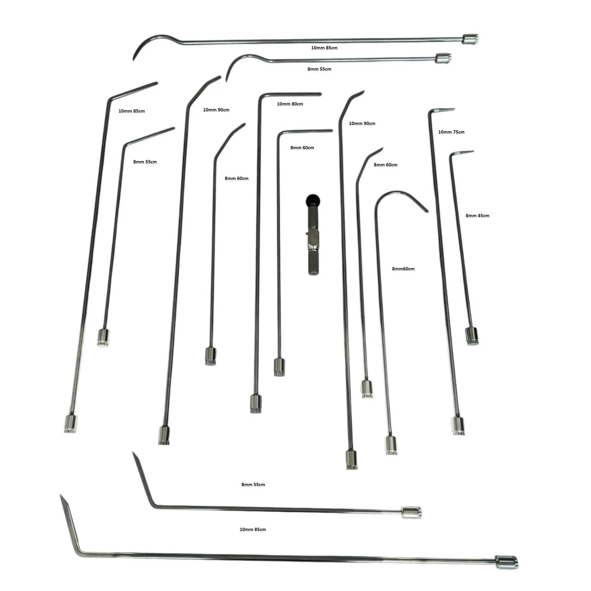 Bursa Edition Ensemble Personnalisé de 16 Tiges PDR Rotatives à 360° et Sac