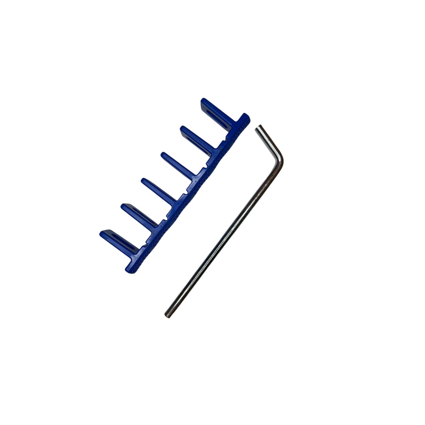 Set PDR Paintless Dent Repair Plastic Blue 6-Piece Dome 22.5mm +L Bar InoxPDR