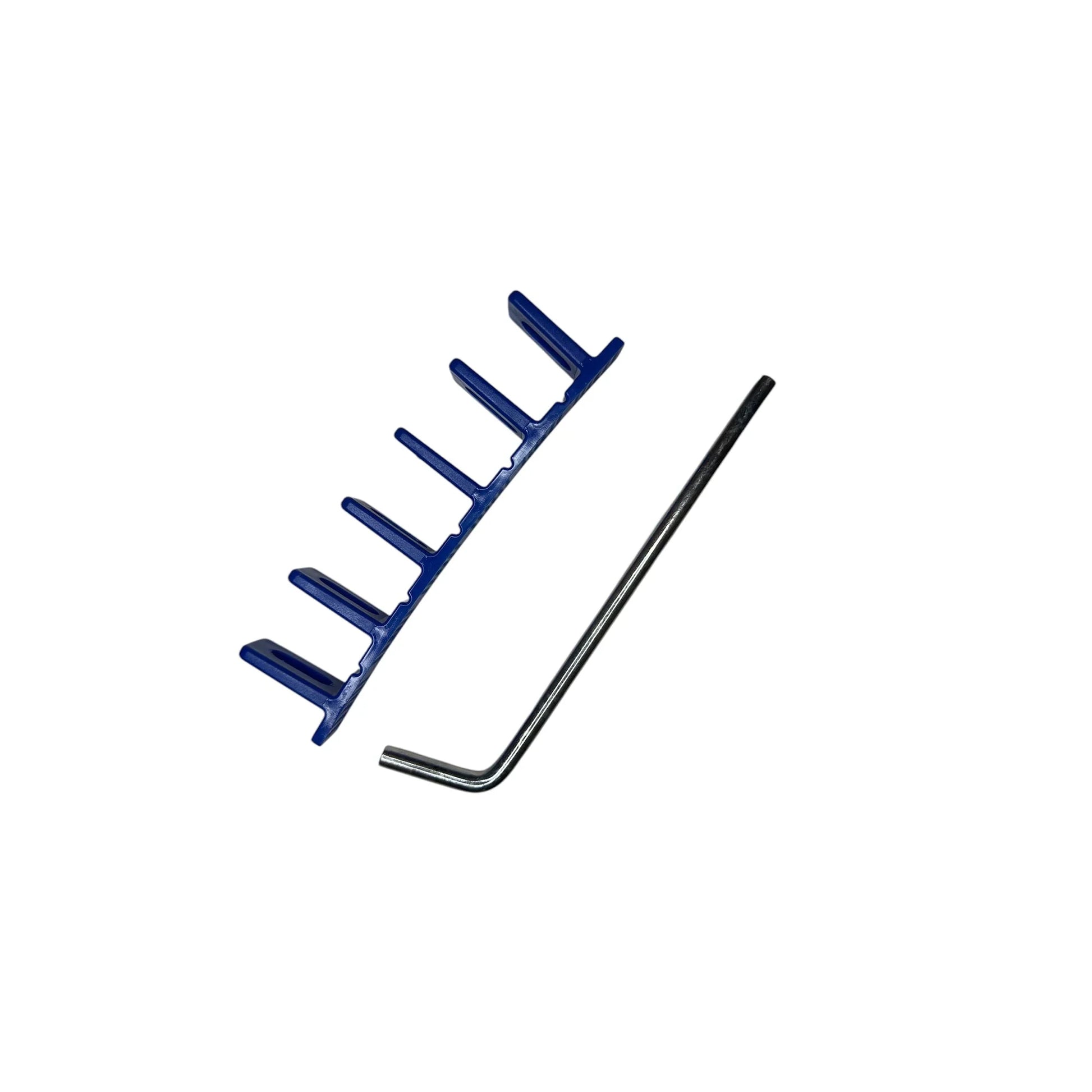 Set PDR Paintless Dent Repair Plastic Blue 6 Pcs Flat 22.5mm+L Arm InoxPDR