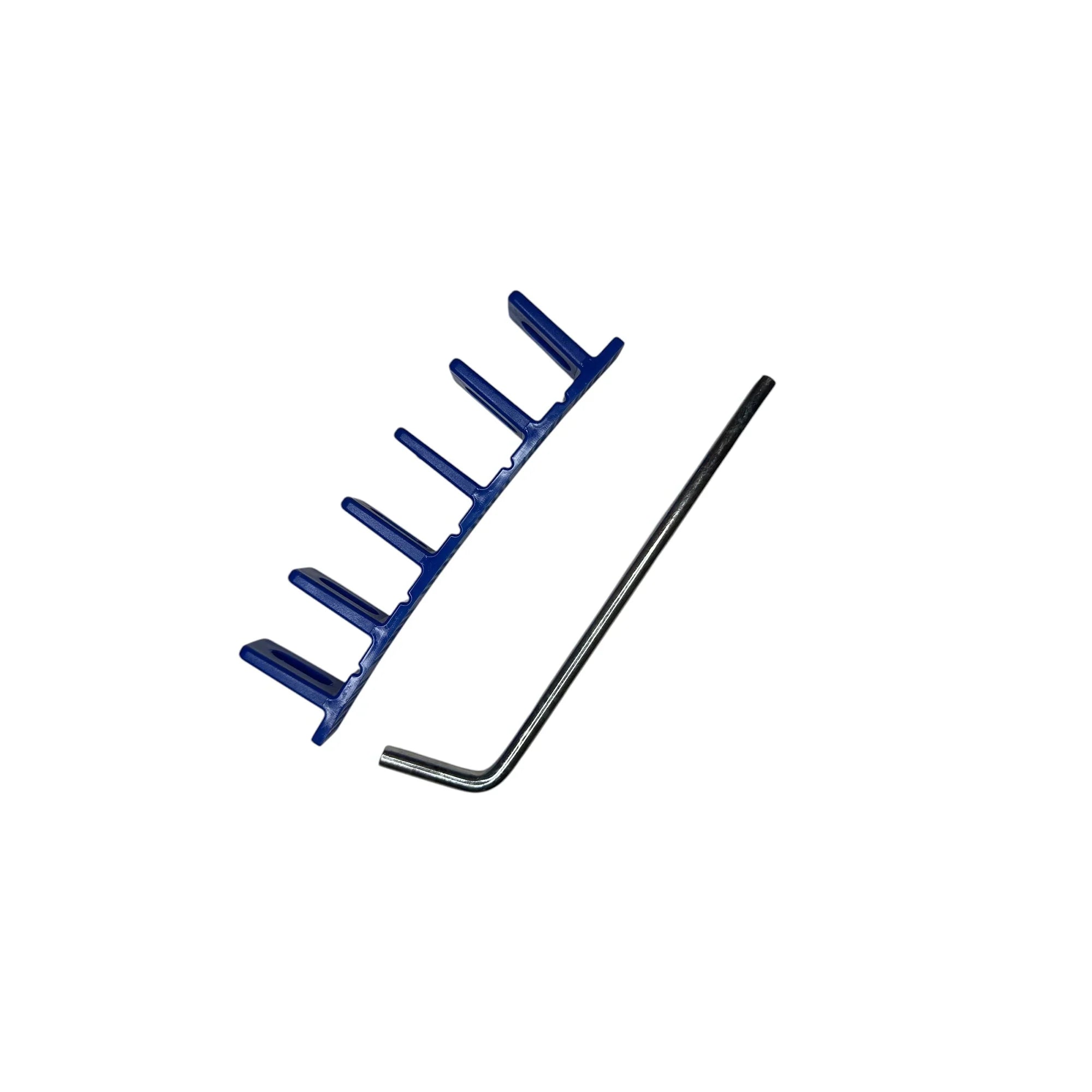 Set PDR Paintless Dent Repair Plastic Blue 6 Pcs Flat 22.5mm+L Arm InoxPDR