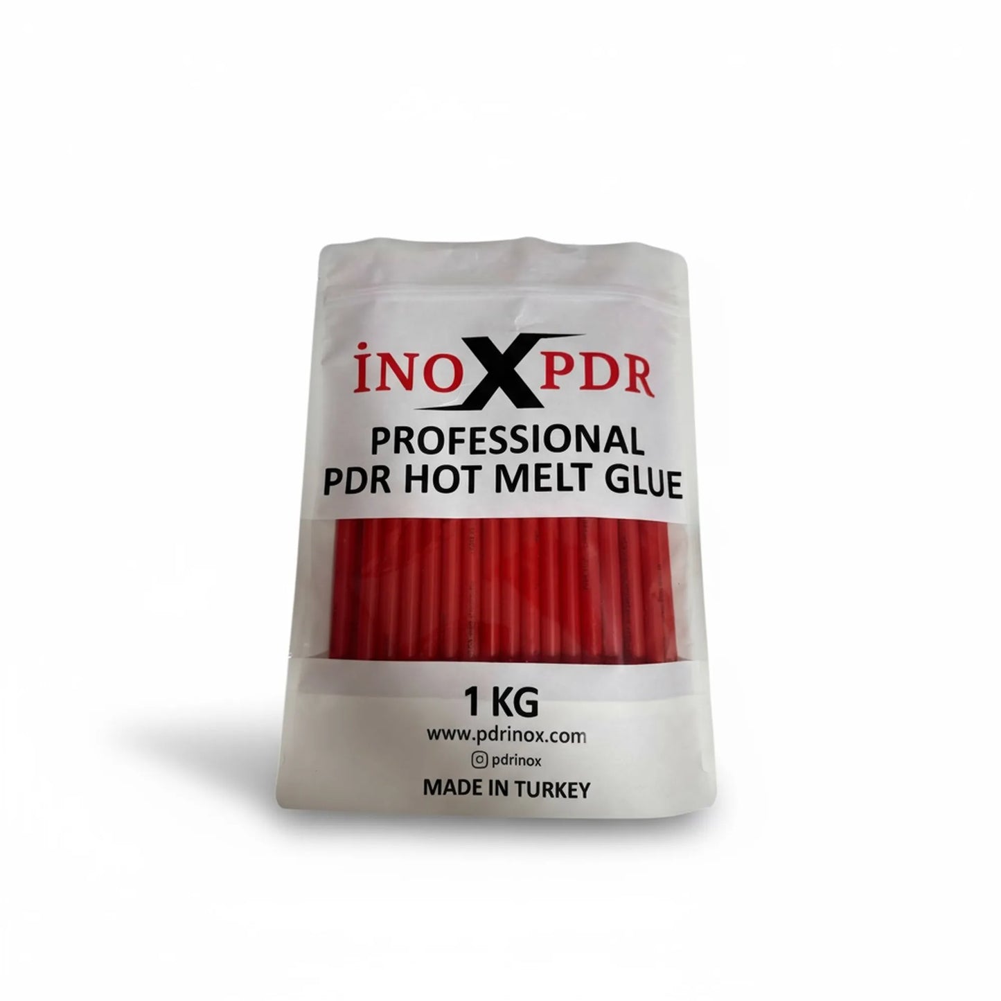 PDR INOX Red Hot Melt Glue (1KG / 33 Sticks) - Fast Bond