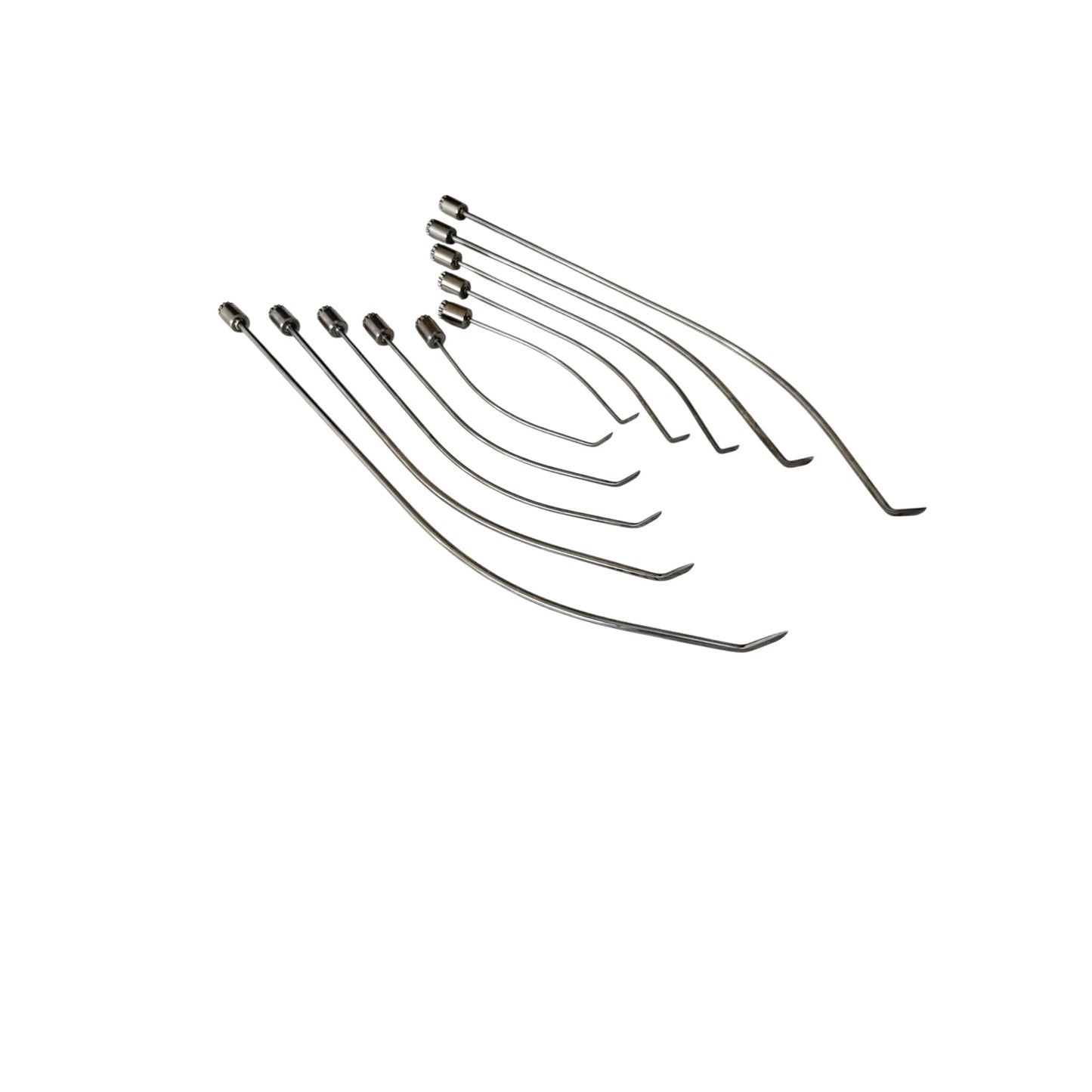 Kassel Edition Ensemble Modulaire de 10 Pièces Tiges PDR Rotatives 360°