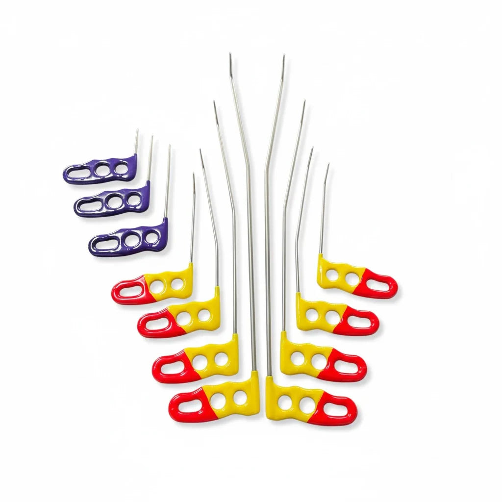 Manisa Edition Ensemble de 11 tiges PDR à double courbure (6mm)