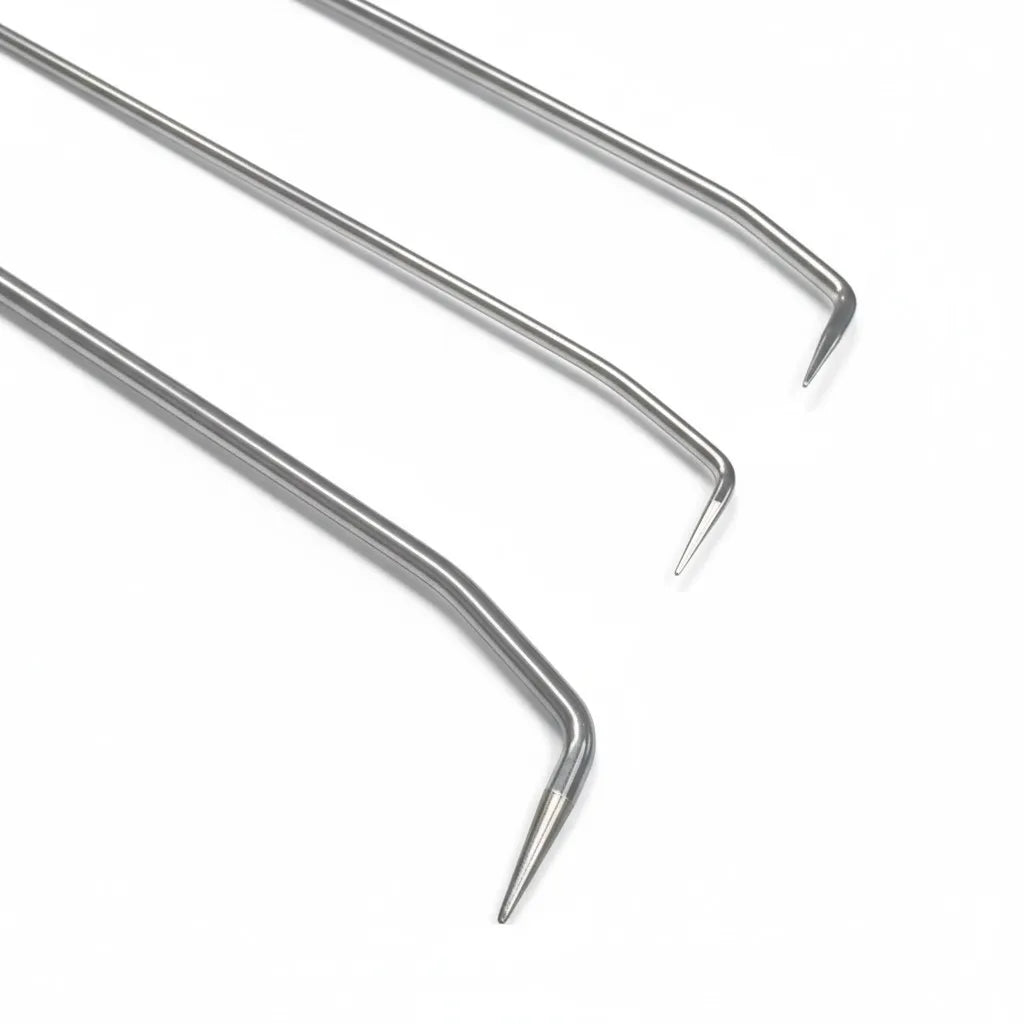 Abu Dhabi Edition Set de Varillas PDR de 3 Piezas de Doble Curva (Punta Afilada)