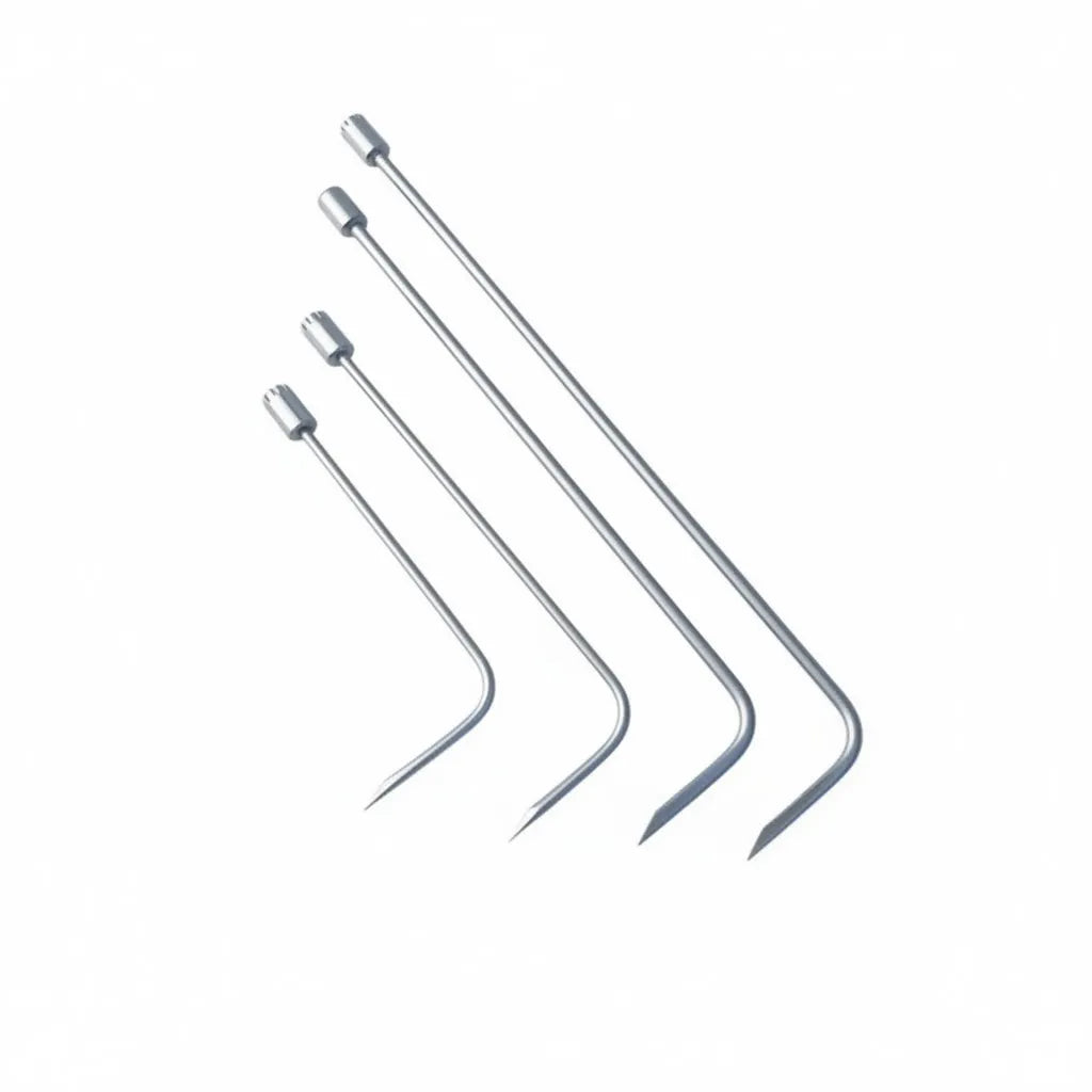 Amsterdam Edition 4-Teiliges 360°-Drehbares PDR-Rod-Set (Mit Spitzer Spitze)