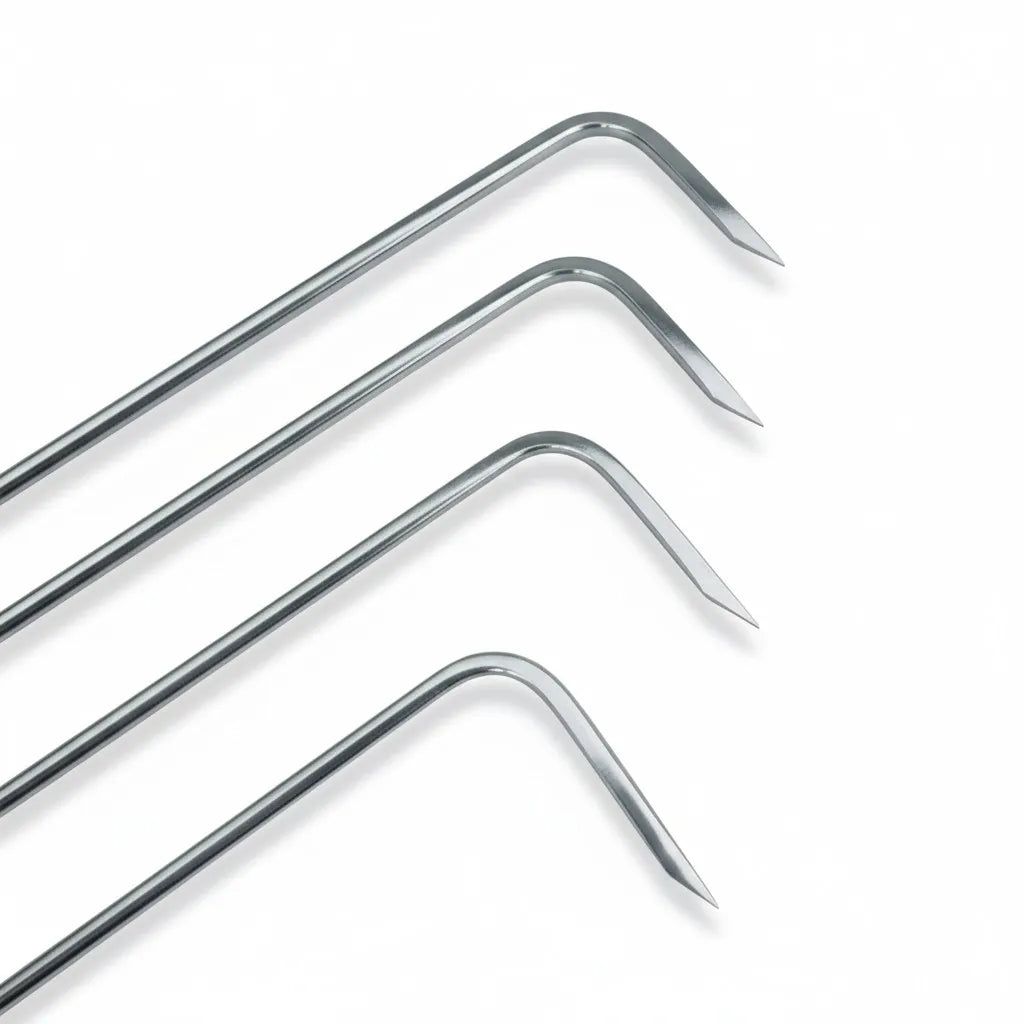 Amsterdam Edition 4-Teiliges 360°-Drehbares PDR-Rod-Set (Mit Spitzer Spitze)