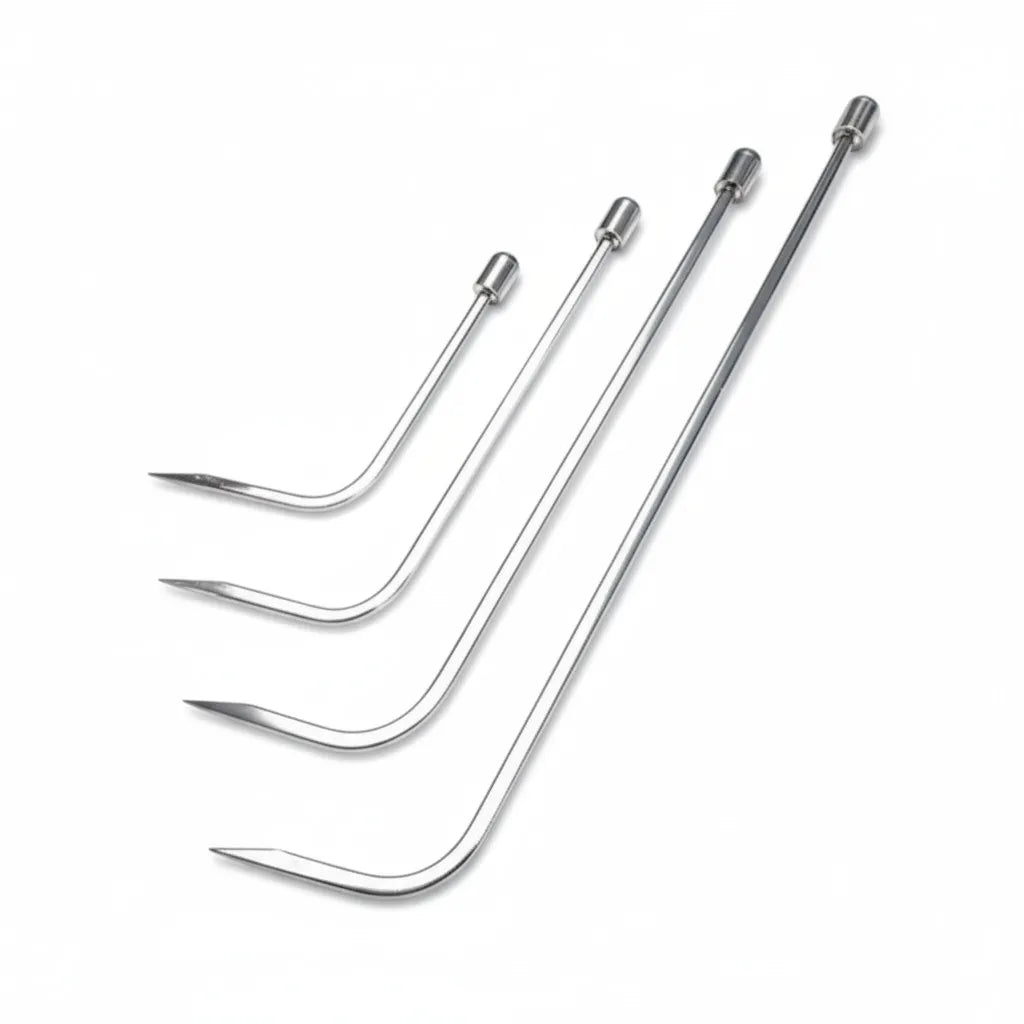 Amsterdam Edition 4-Teiliges 360°-Drehbares PDR-Rod-Set (Mit Spitzer Spitze)