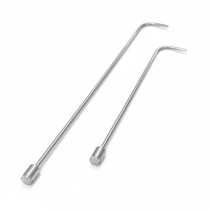 Zorvella Edition Juego de Varillas PDR de 2 Piezas Rotatorias 360° (Punta Redonda Gruesa)