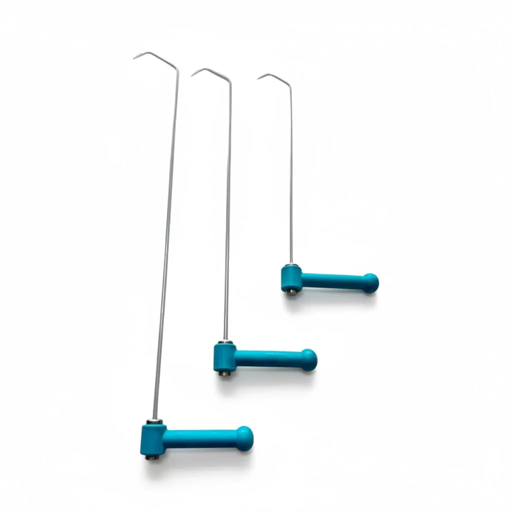 Lucca Edition Set de Varillas PDR con Mango de Carraca de 3 Piezas (Tamaños Mixtos)