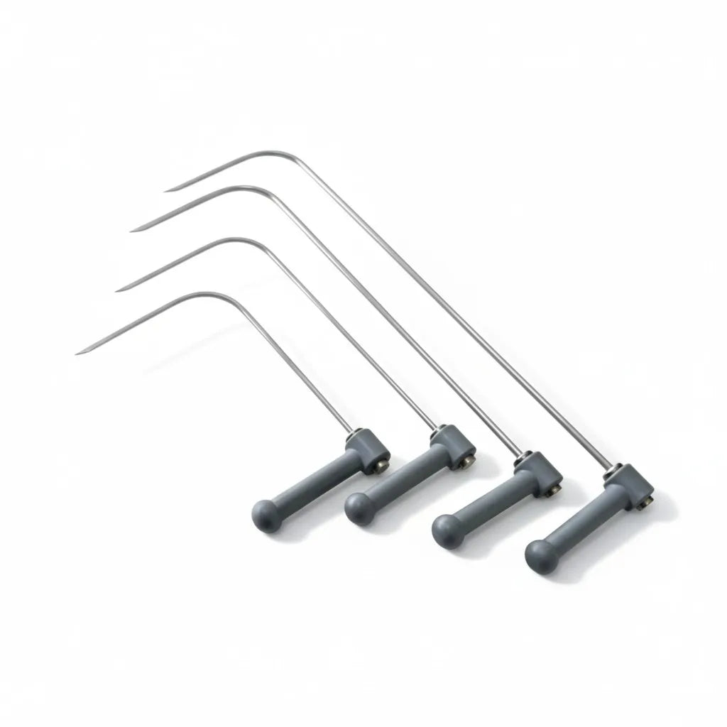 Juego De 4 Varillas PDR Con Mango De Trinquete Ronda Edition (Punta Redonda)